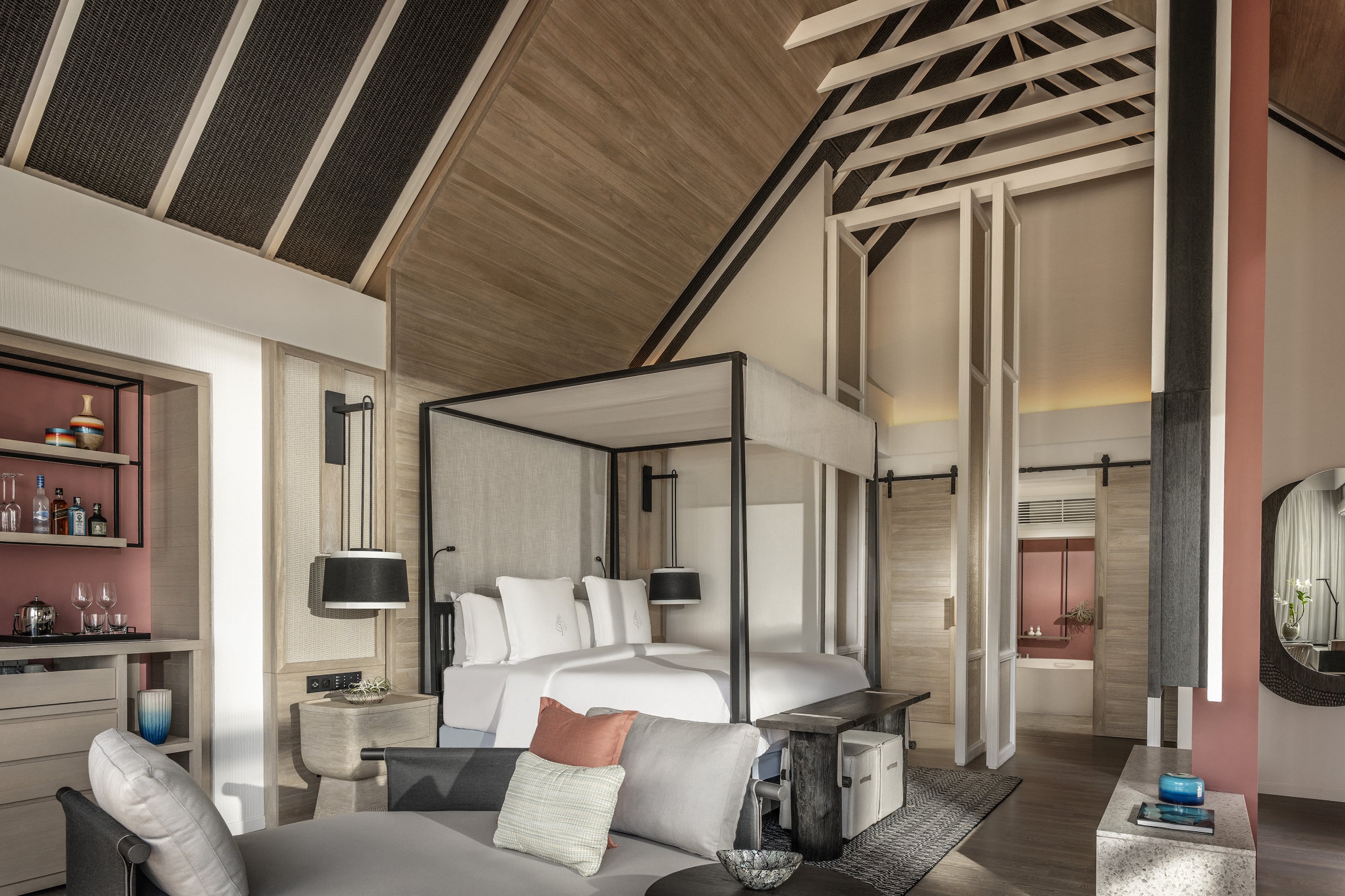 Two-Bedroom Oceanfront Bungalow – Partial Sea View at Four Seasons Landaa Giraavaru