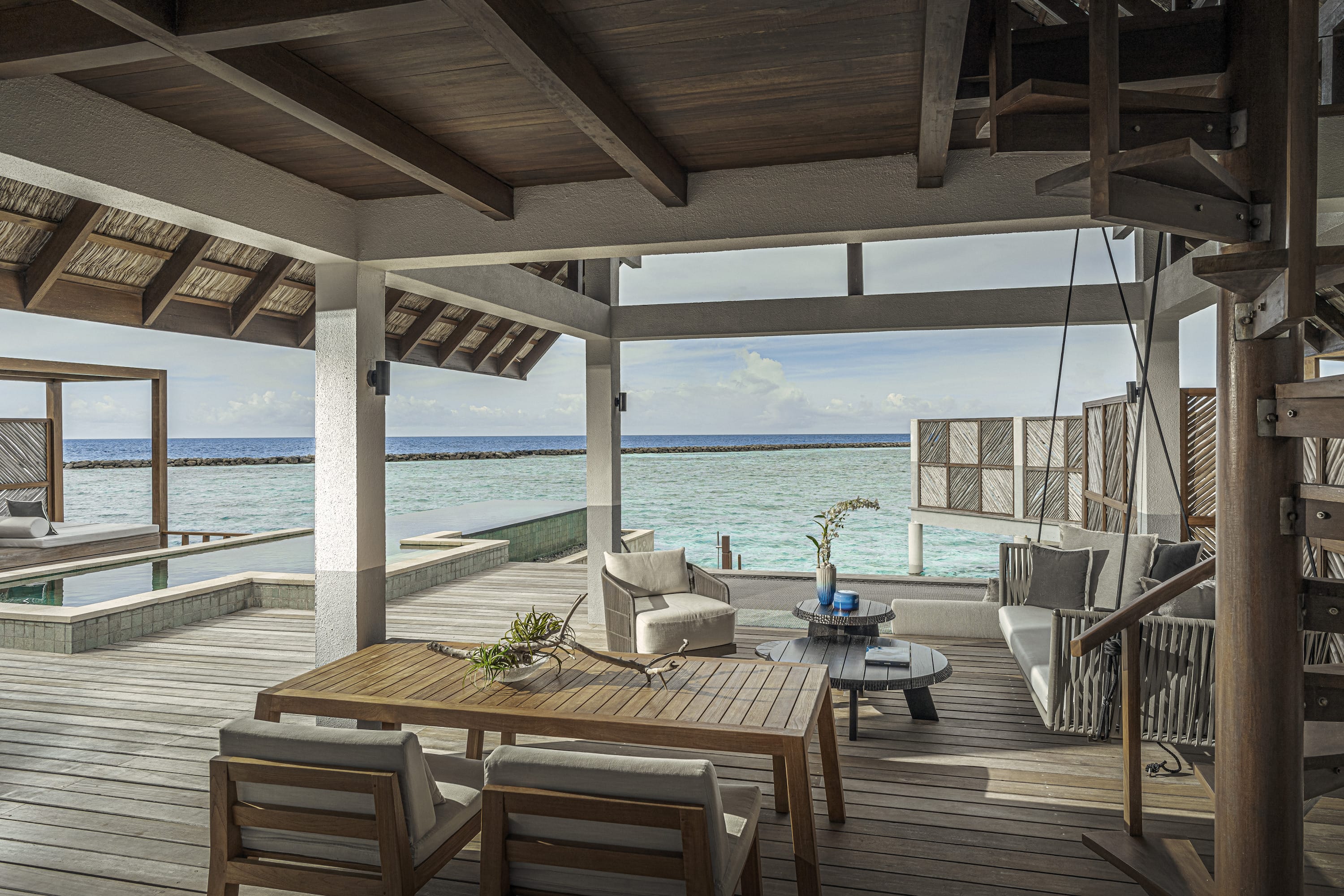 Water Villa with Pool - Partial Sea View at Four Seasons Landaa Giraavaru