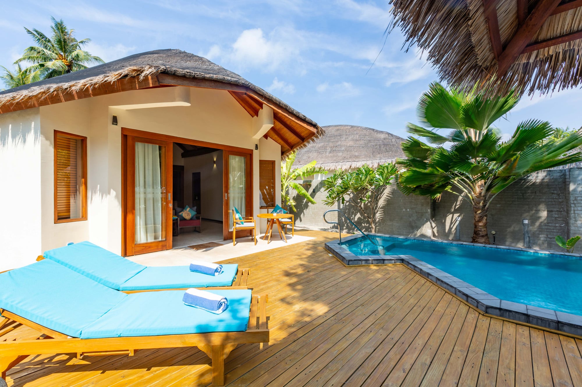 Beach Pool Villa with Jacuzzi at Furaveri Maldives