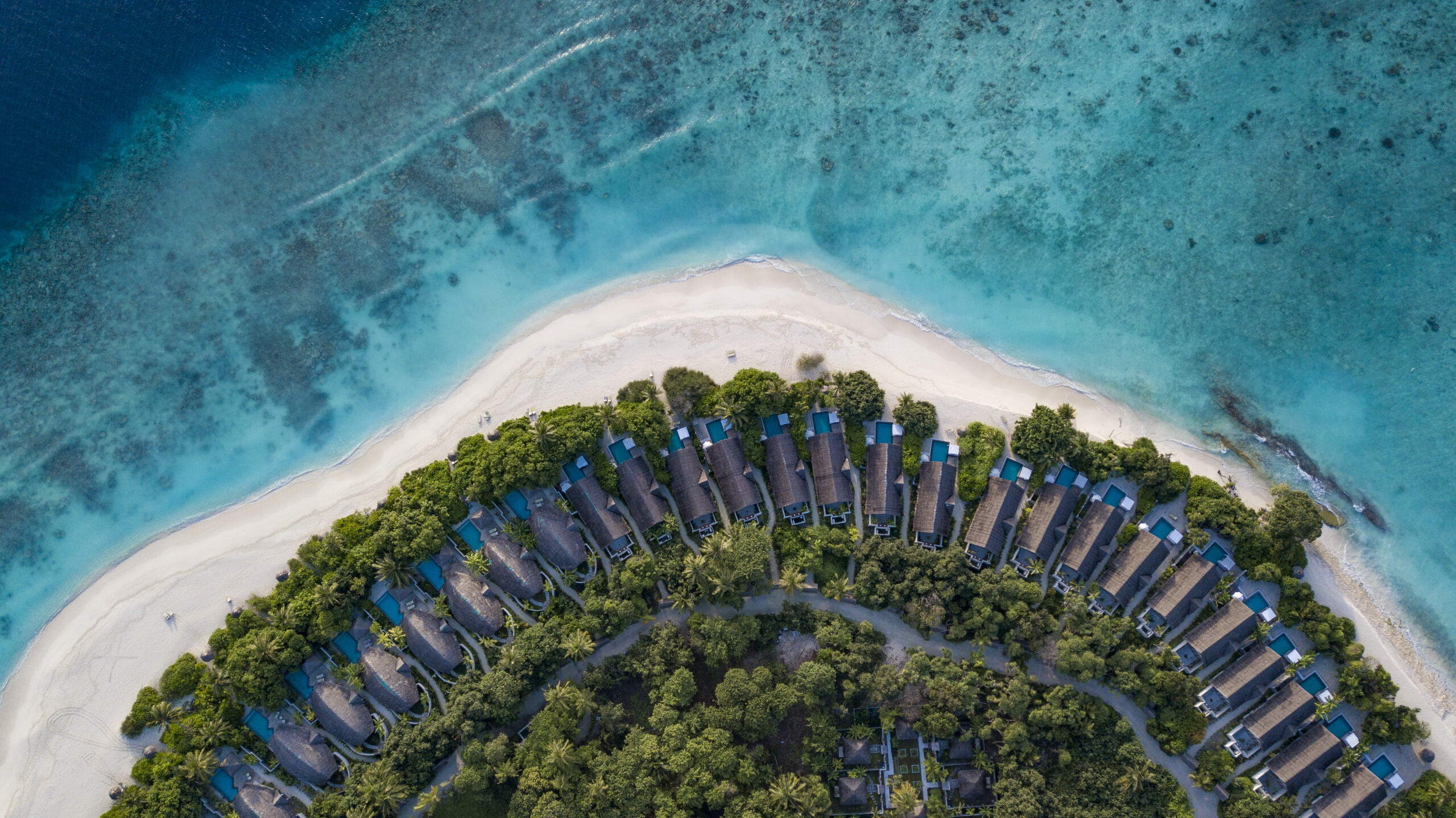 Furaveri Maldives aerial view