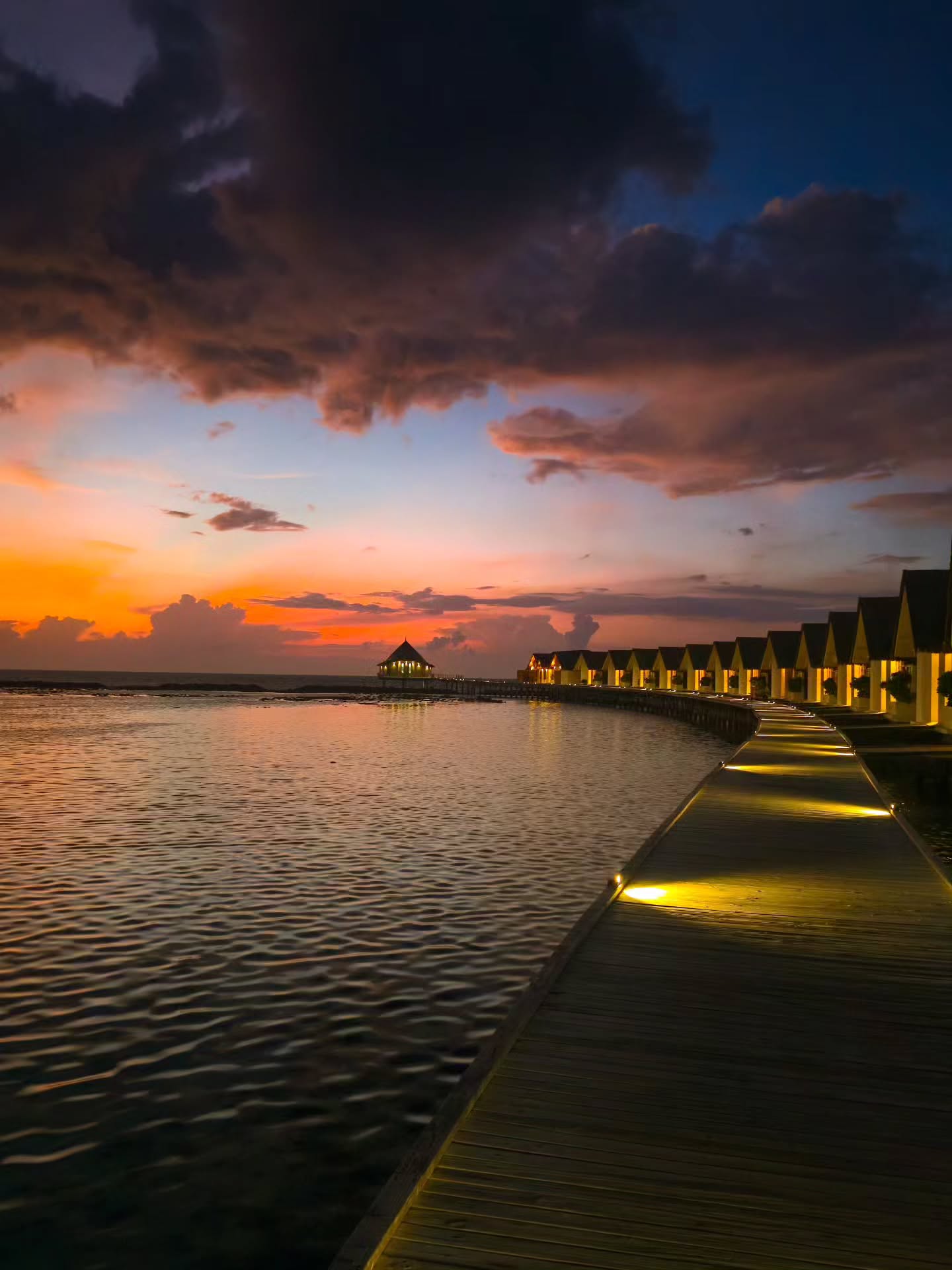 Photo by Furaveri Maldives | Luxury Resort in Maldives in Furaveri Maldives. May be an image of cloud, twilight, body of water and text.