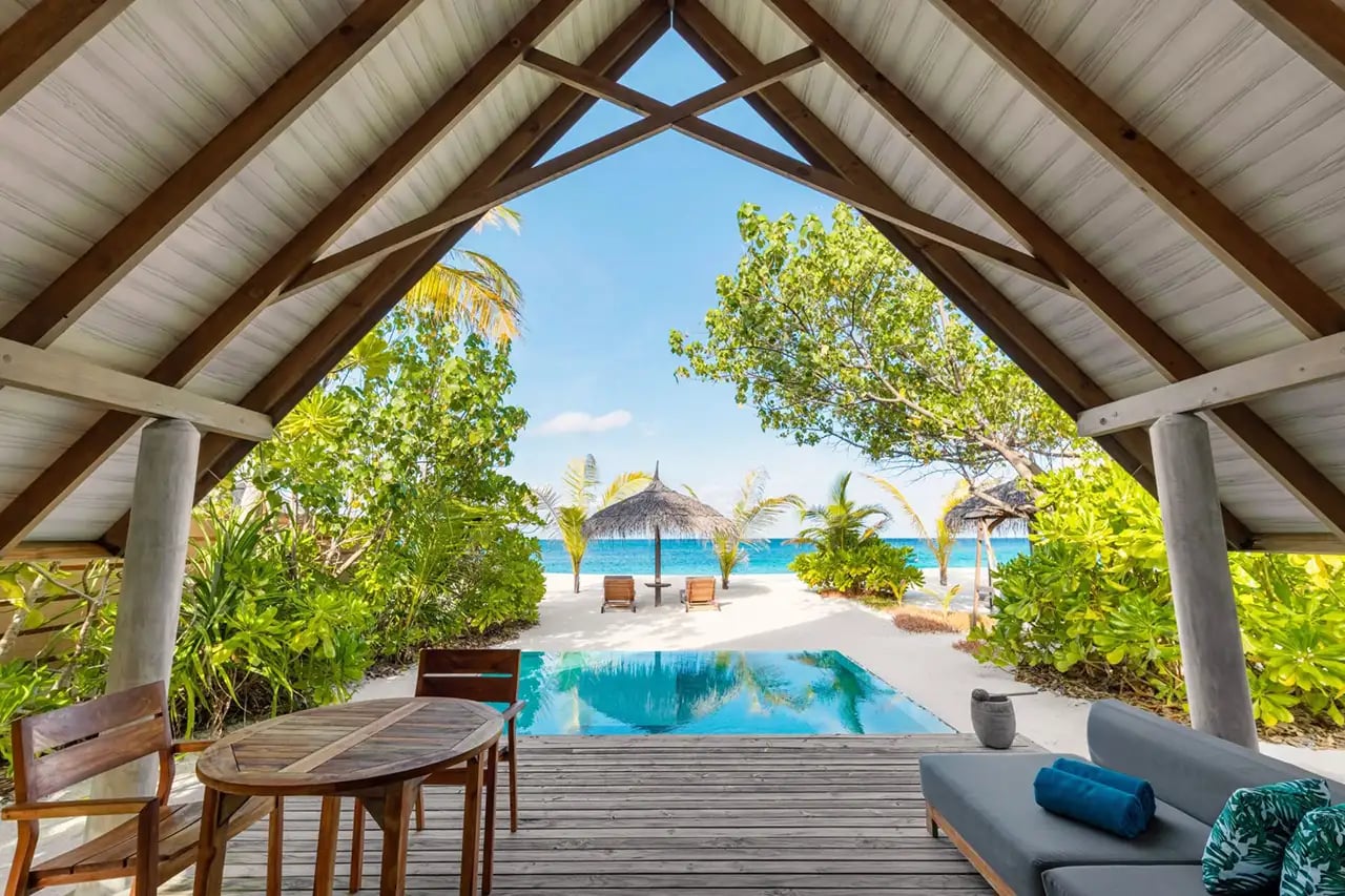 Beach Duplex Villa bei Fushifaru Maldives