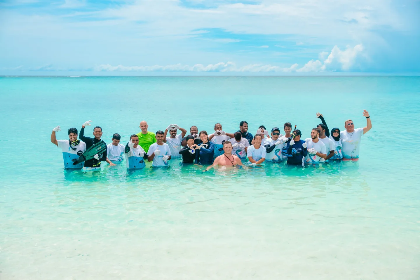 Photo shared by BeKind on June 09, 2026 tagging @fushifaru. May be an image of one or more people, snorkel and text.