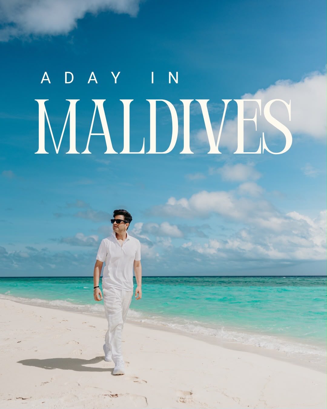 Foto geteilt von Kunal Kapur am 18. Juli 2026, markiert @fushifaru und @meyyafushi. Könnte ein Bild von Poster, Magazin und Text sein, auf dem „ADAY ADAYIN A IN N MALDIVES“ steht.