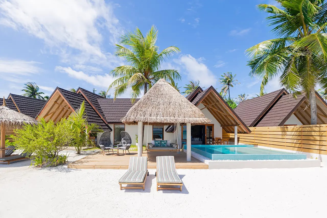 Premium Beach Duplex Villa bei Fushifaru Maldives