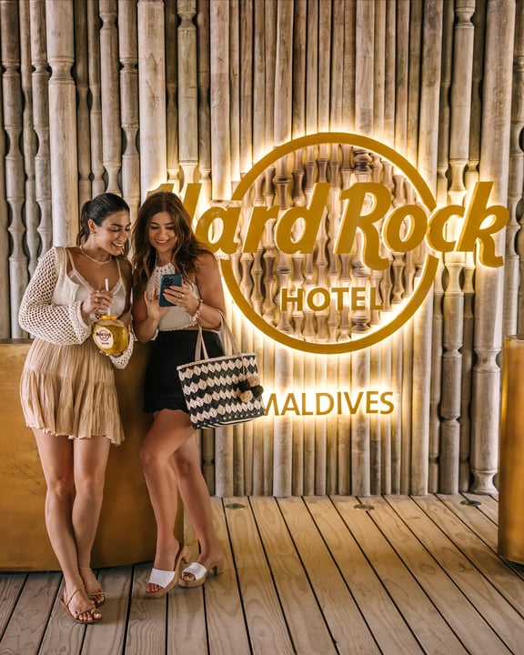 Foto von Hard Rock Hotel Maldives am 17. Juli 2026. Könnte ein Bild von Text sein.