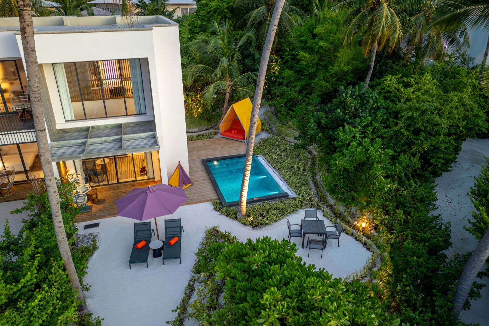 Silver Family Pool Suite im Hard Rock Hotel Maldives