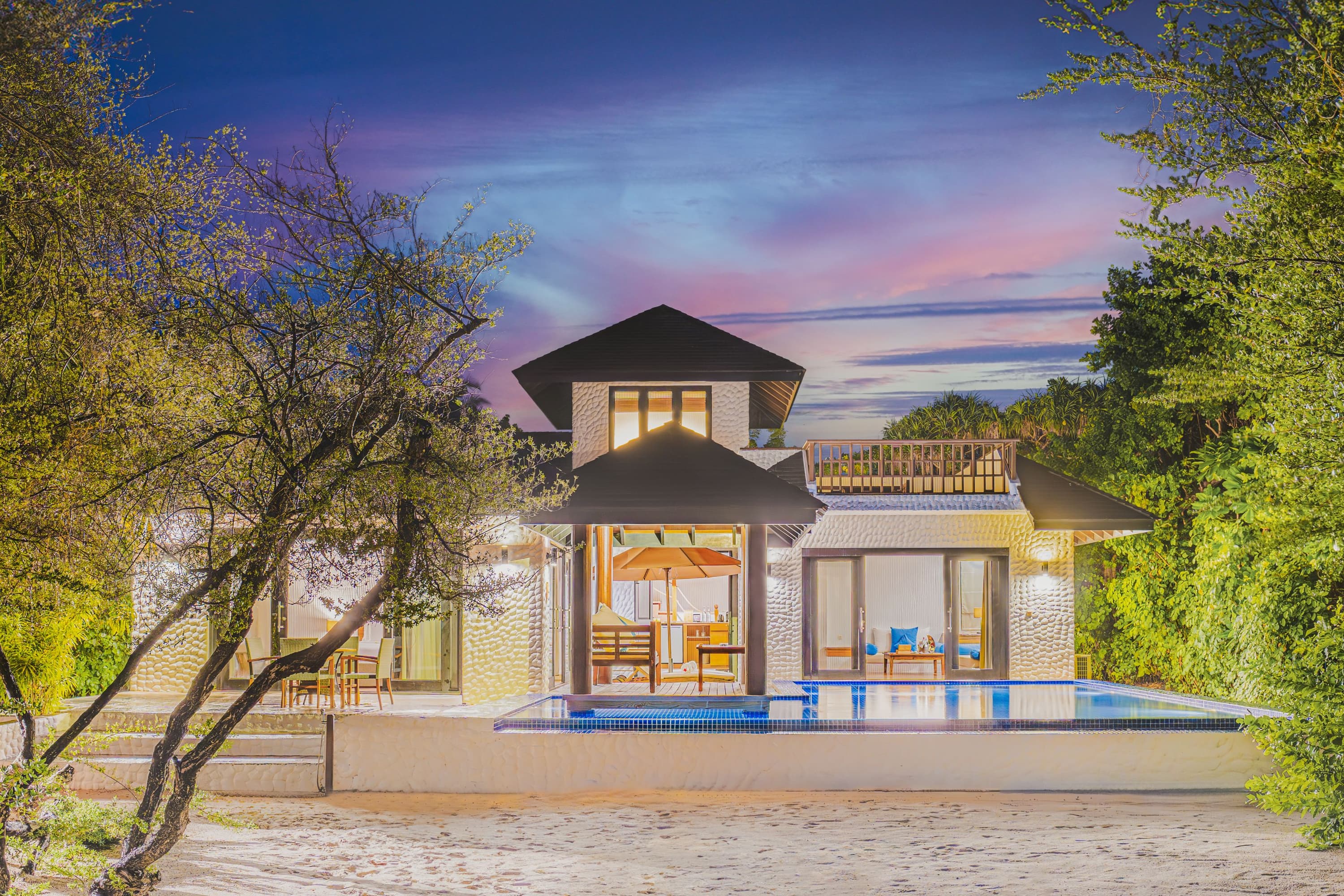 Family Villa with Pool im Hideaway Beach Resort & Spa
