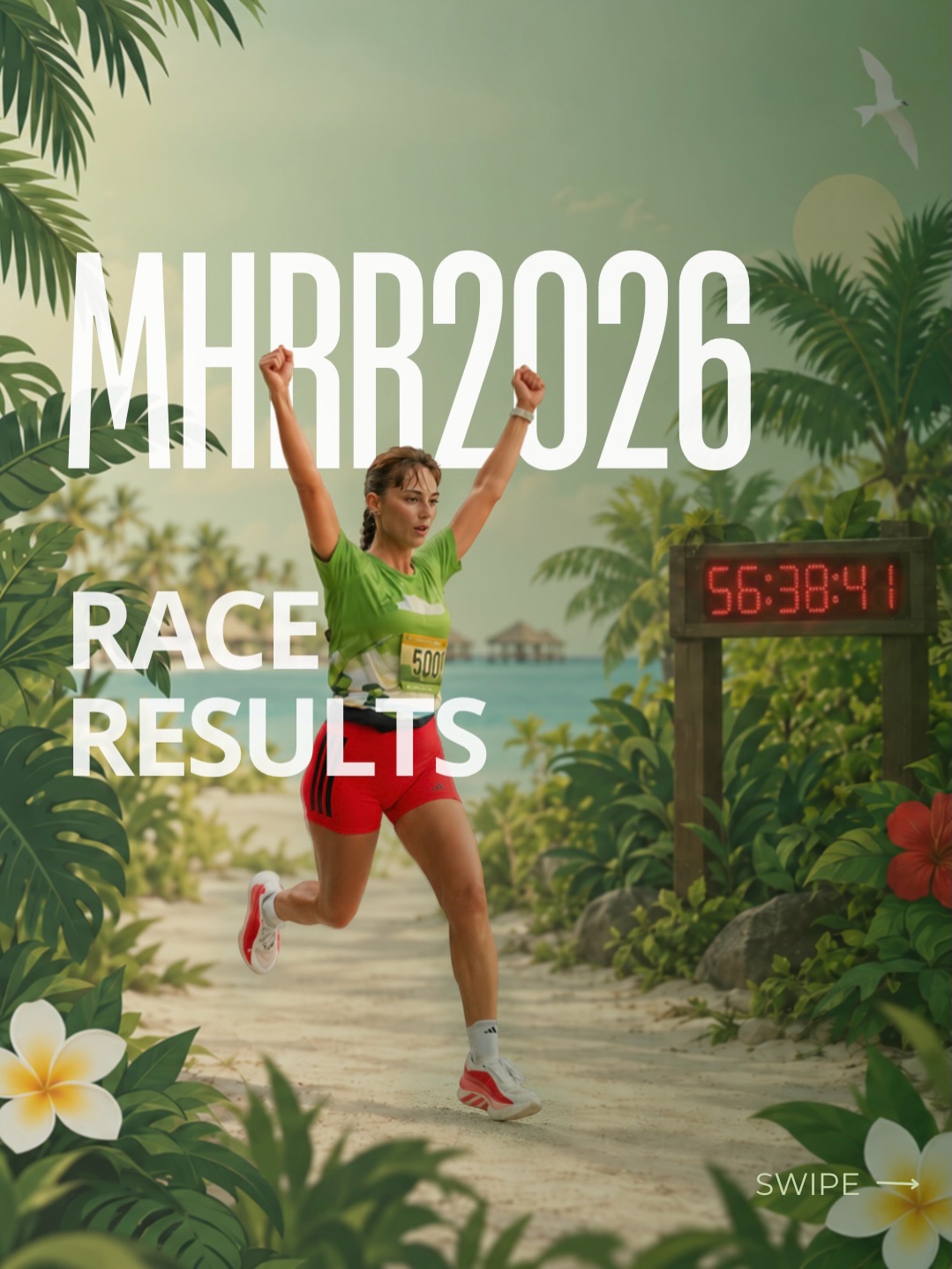 Foto condivisa da Hideaway Beach Resort & Spa il 19 settembre 2026 con i tag @visitmaldives, @maldivianaero, @sportingvacanze, @coralglass.media e @tfg.races. Potrebbe essere un'immagine di un poster e un testo che dice "s