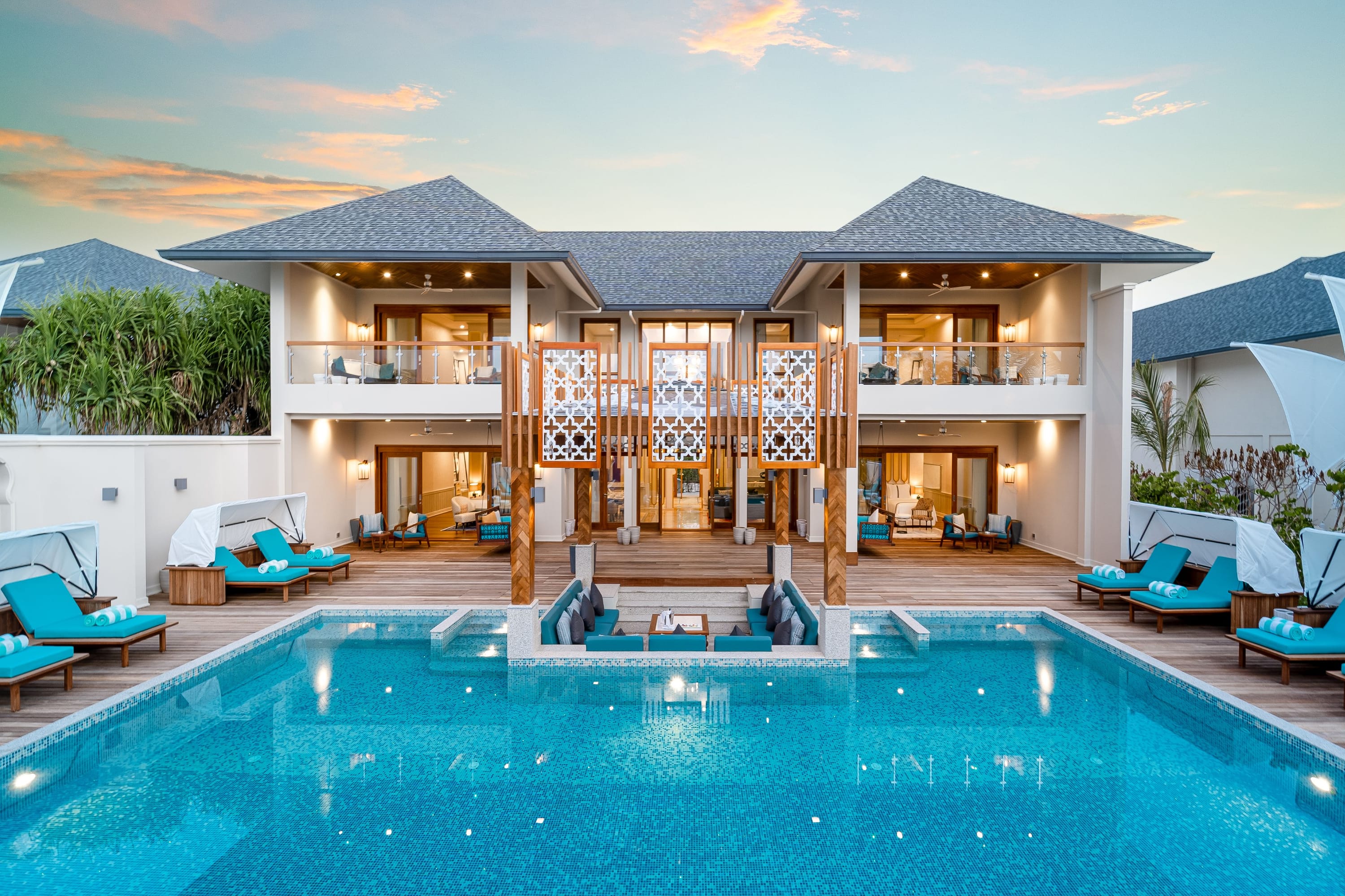 Sultan Beach Residence mit Pool im Hideaway Beach Resort & Spa
