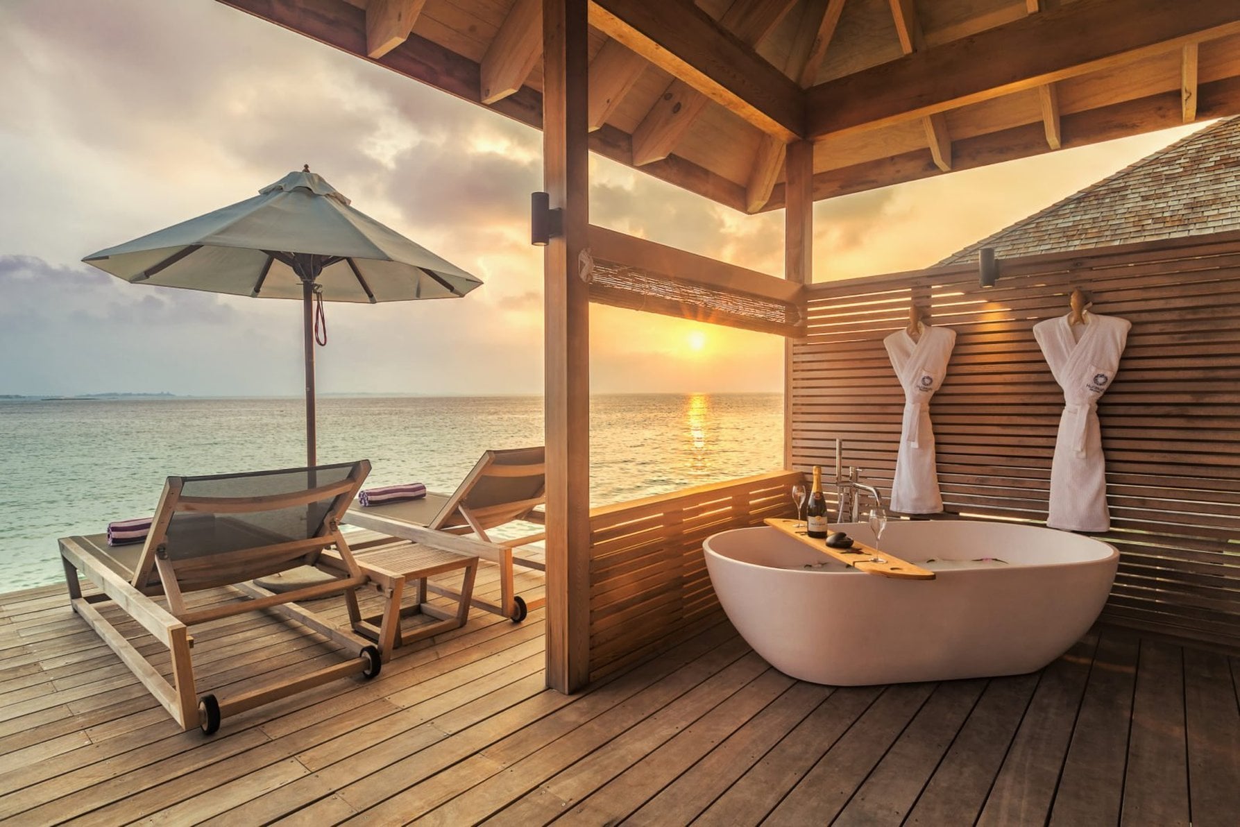Romantic Ocean Villa im Hurawalhi Island Resort