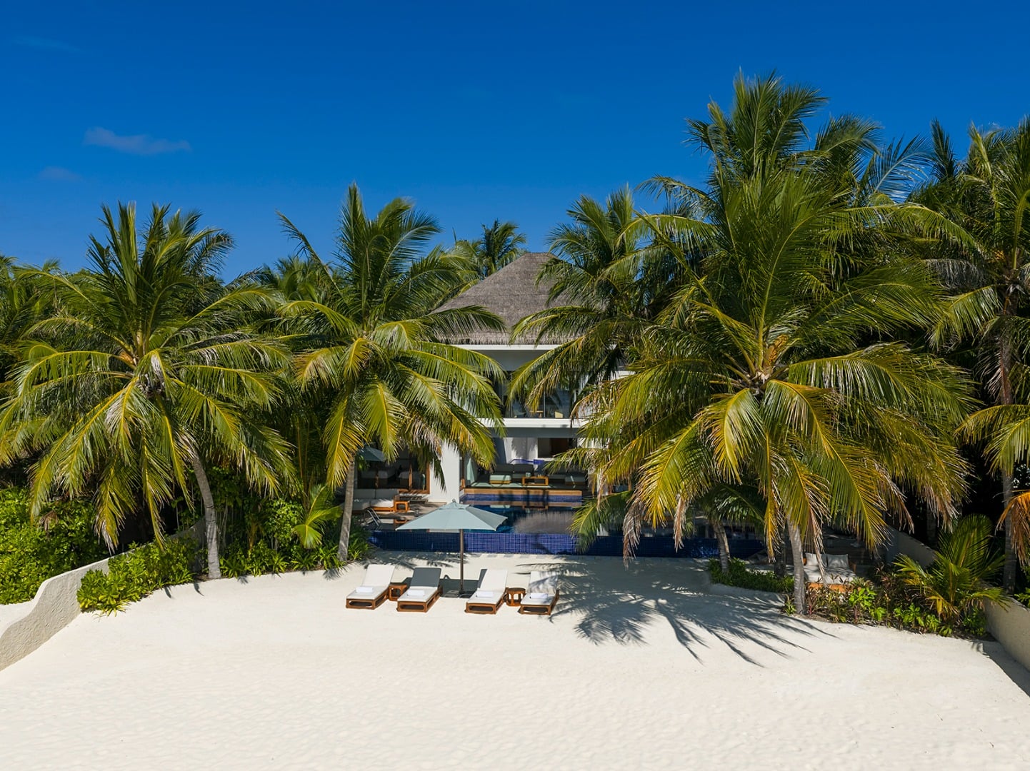 Three-Bedroom Beach Pavilion mit Pool im Huvafen Fushi