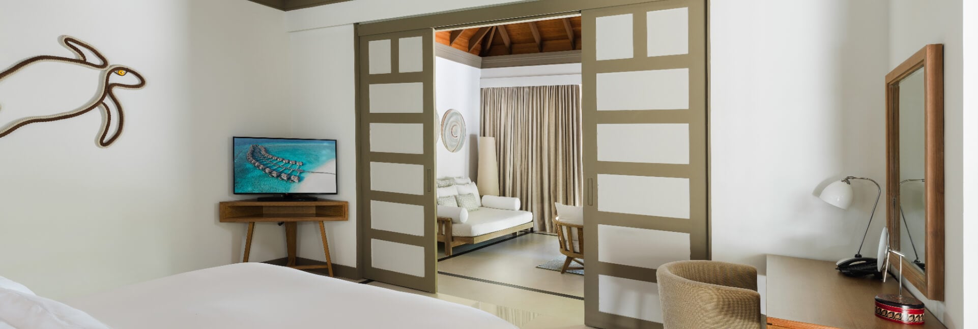 Deluxe Beach Villa mit privatem Familienpool im JA Manafaru