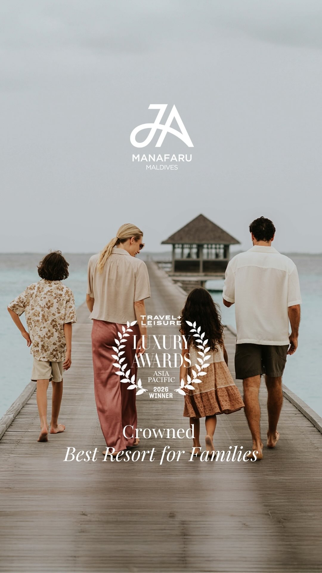 Das Paradies ist noch schöner, wenn man es mit der Familie teilt.

Wir sind stolz, bei den @travelandleisureasia Luxury Awards 2026 als Bestes Resort für Familien ausgezeichnet worden zu sein.

An jede Familie, die hier Erinnerungen geschaffen hat