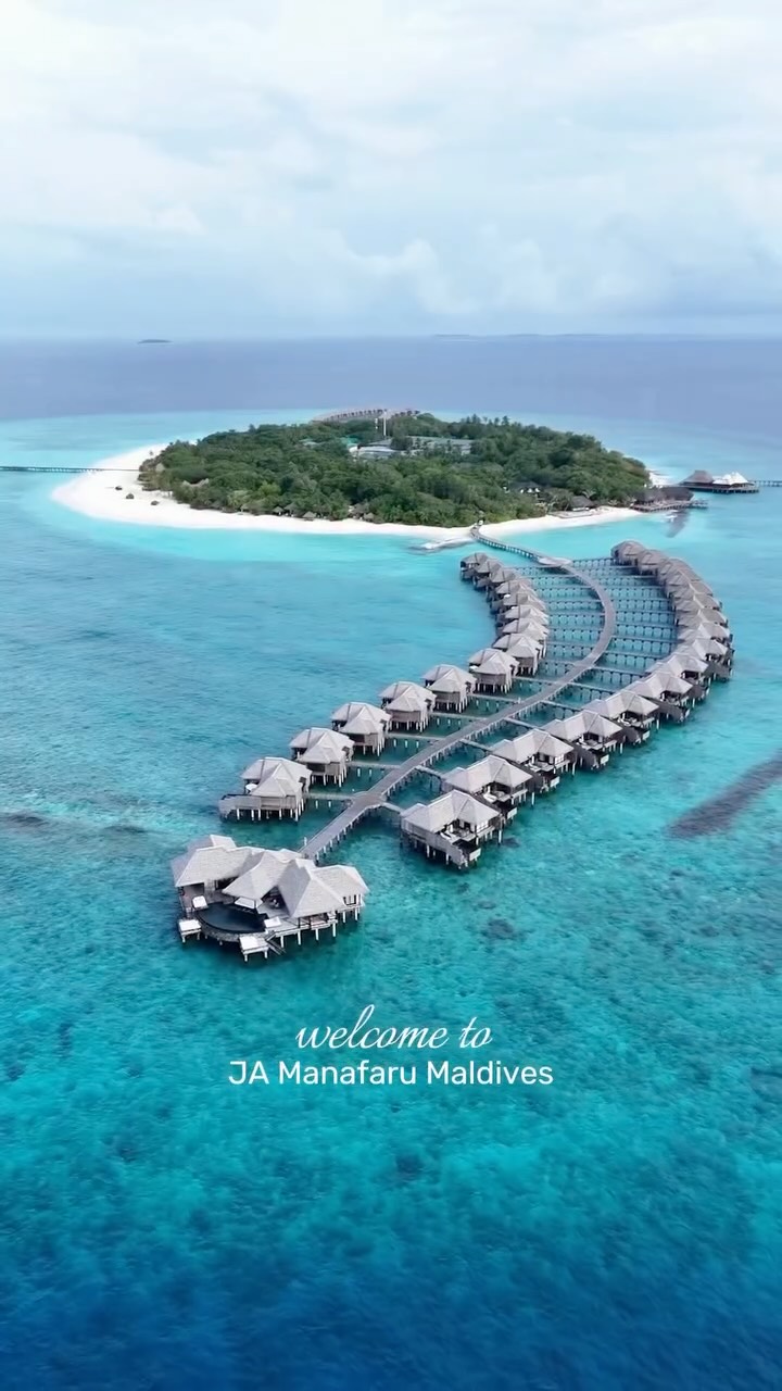 Наш домик на ближайшие дни 🏝️ 
 📍 @jamanafaru_maldives
