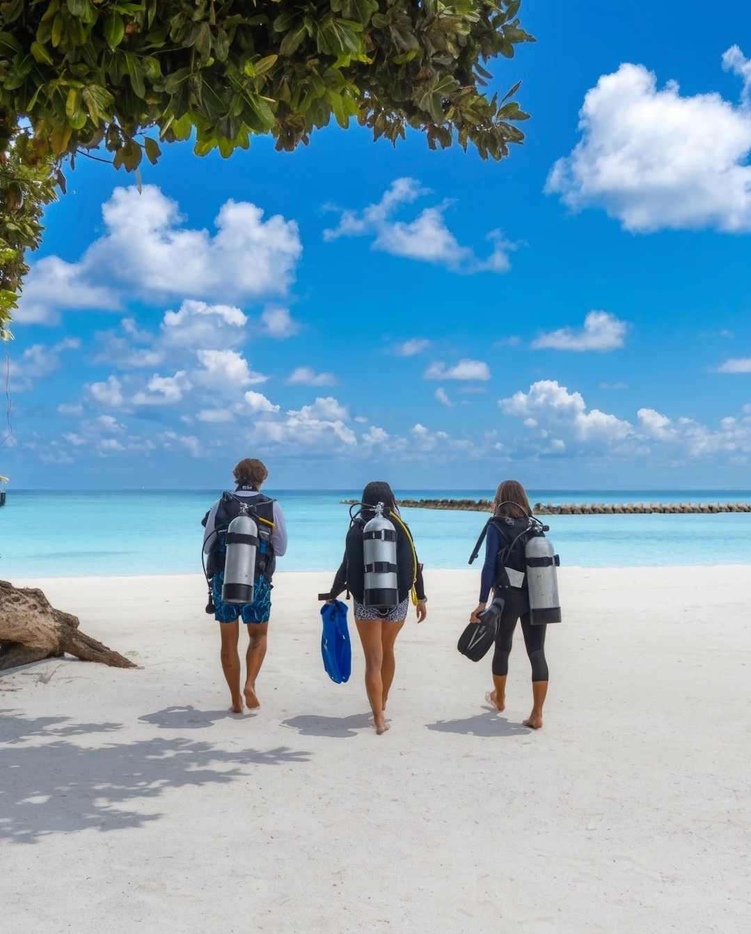 Foto geteilt von Jawakara Maldives am 03. September 2026, verlinkt @prodiversmaldives. Könnte ein Bild von Schnorchel, Neoprenanzug, Wasser, im Freien und Text sein.