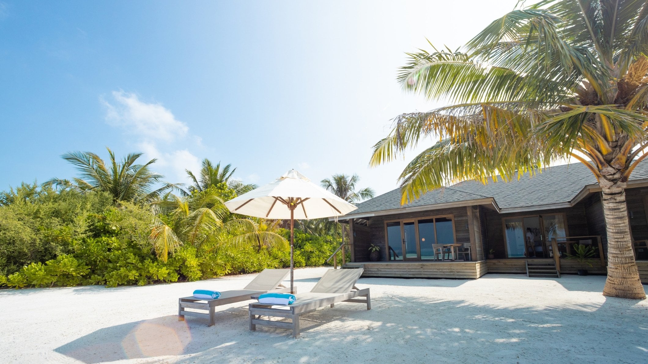 Mabin Three Bedroom Villa Außenansicht im Jawakara Islands Maldives