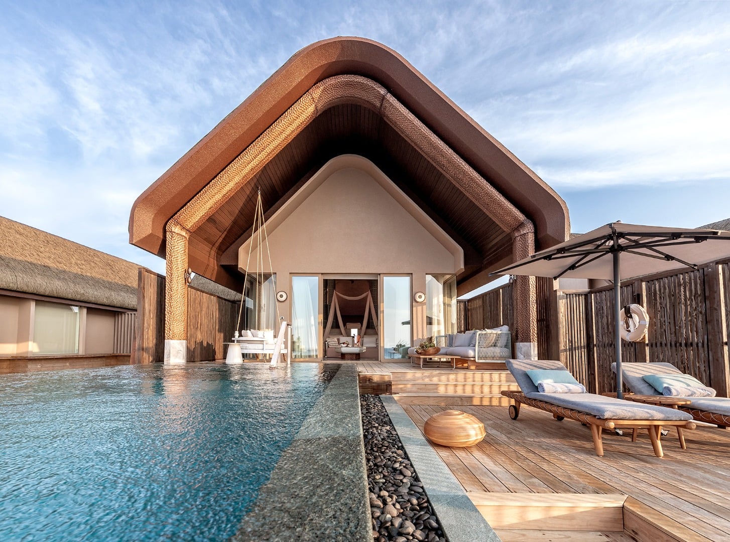 Ocean Pool Villa - Außenansicht im JOALI Being