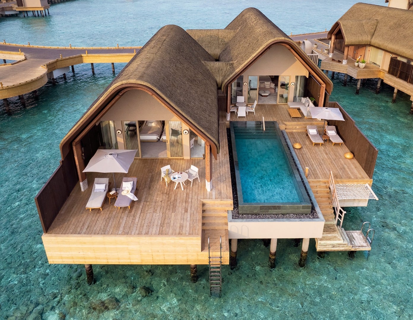 Two-Bedroom Ocean Pool Villa - Luftaufnahme im JOALI Being