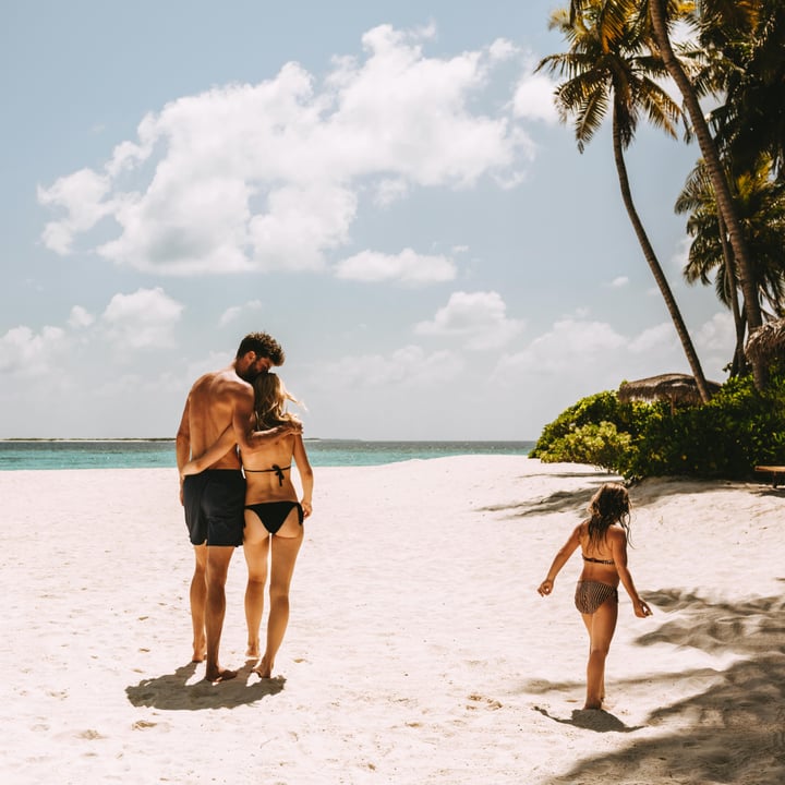 Photo by JOALI Maldives on June 10, 2026. May be an image of one or more people, beach, palm trees, water and text.