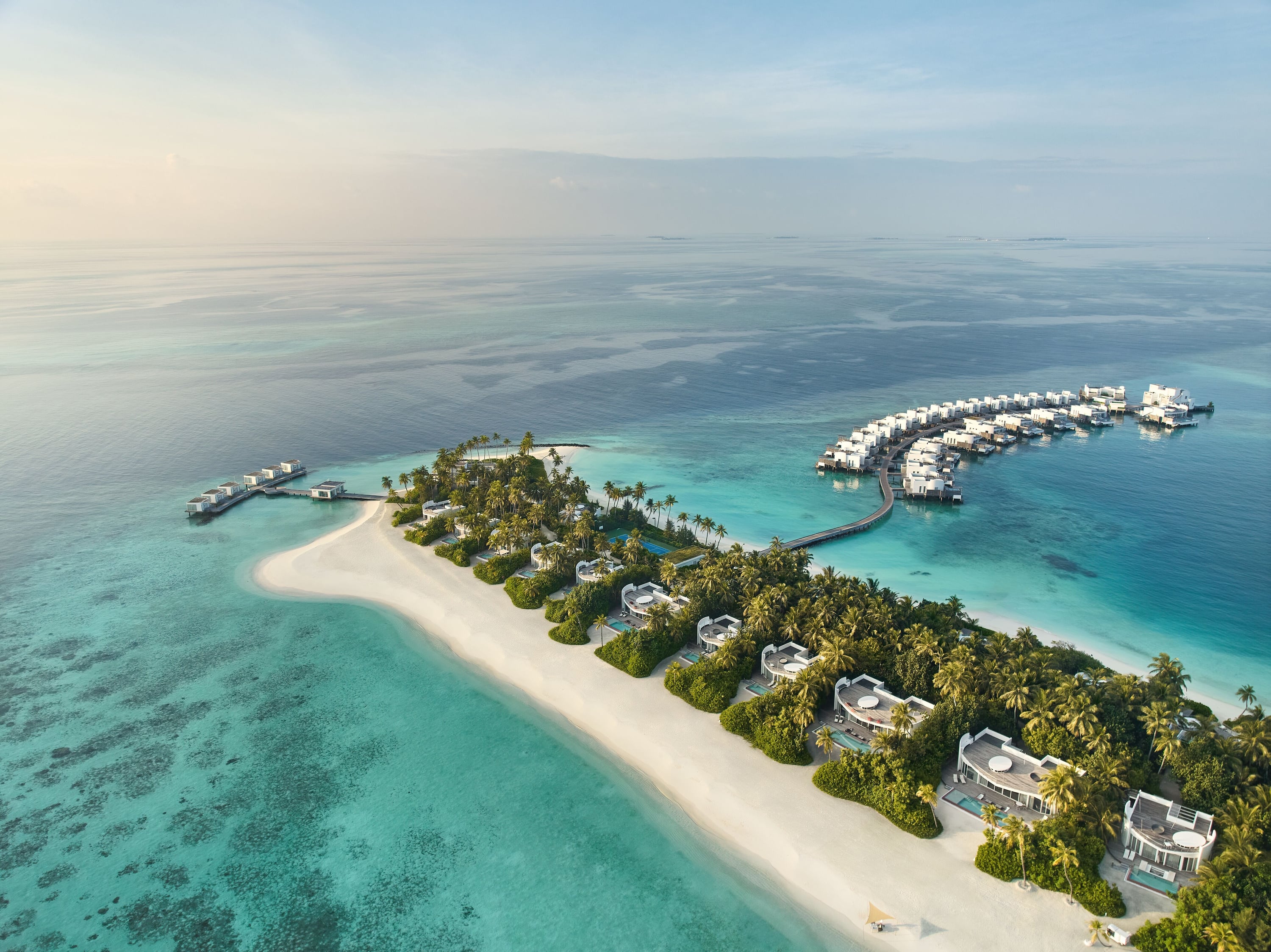 Jumeirah Olhahali Island aerial view