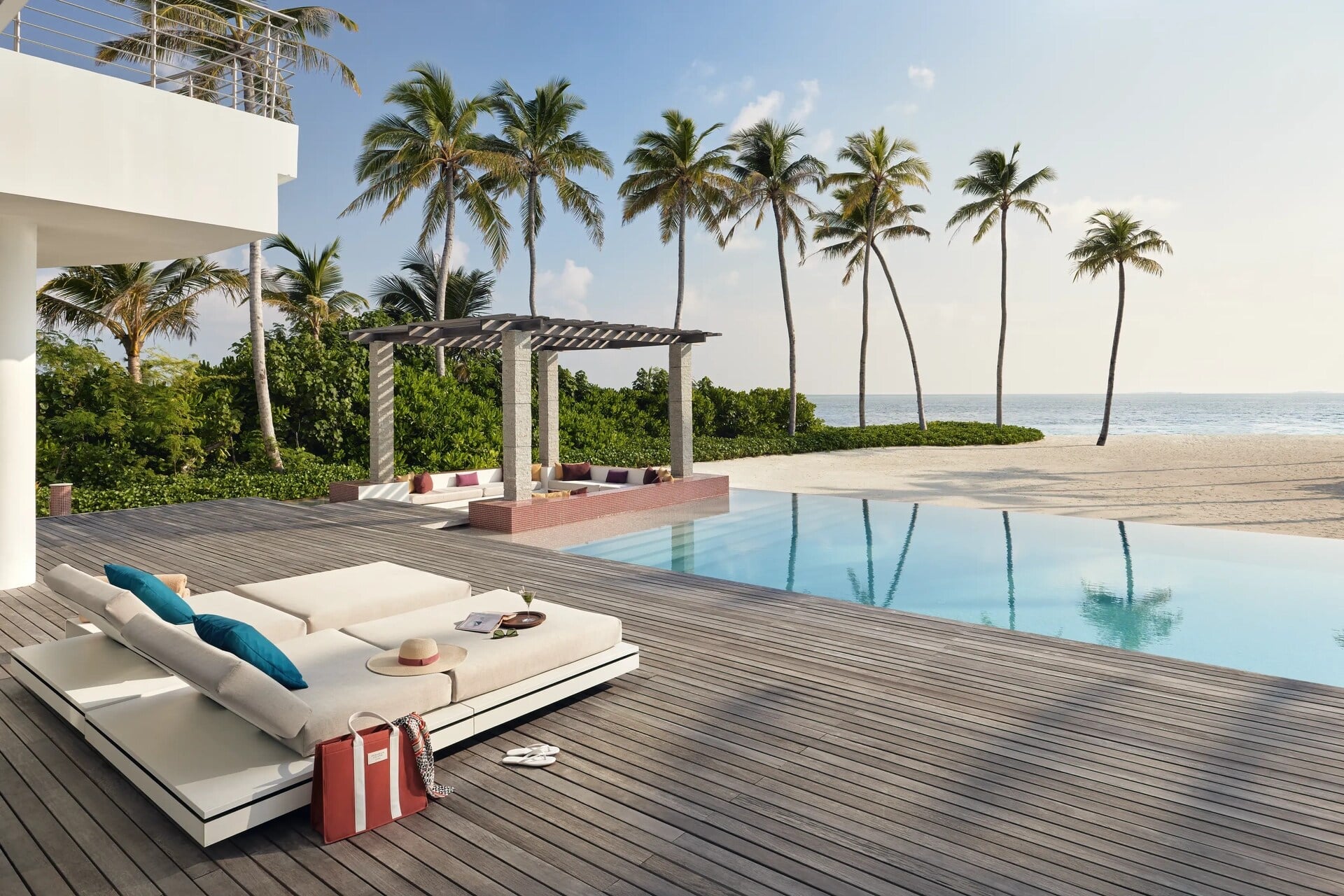 Three Bedroom Sunset Beach Retreat with Pool auf Jumeirah Olhahali Island