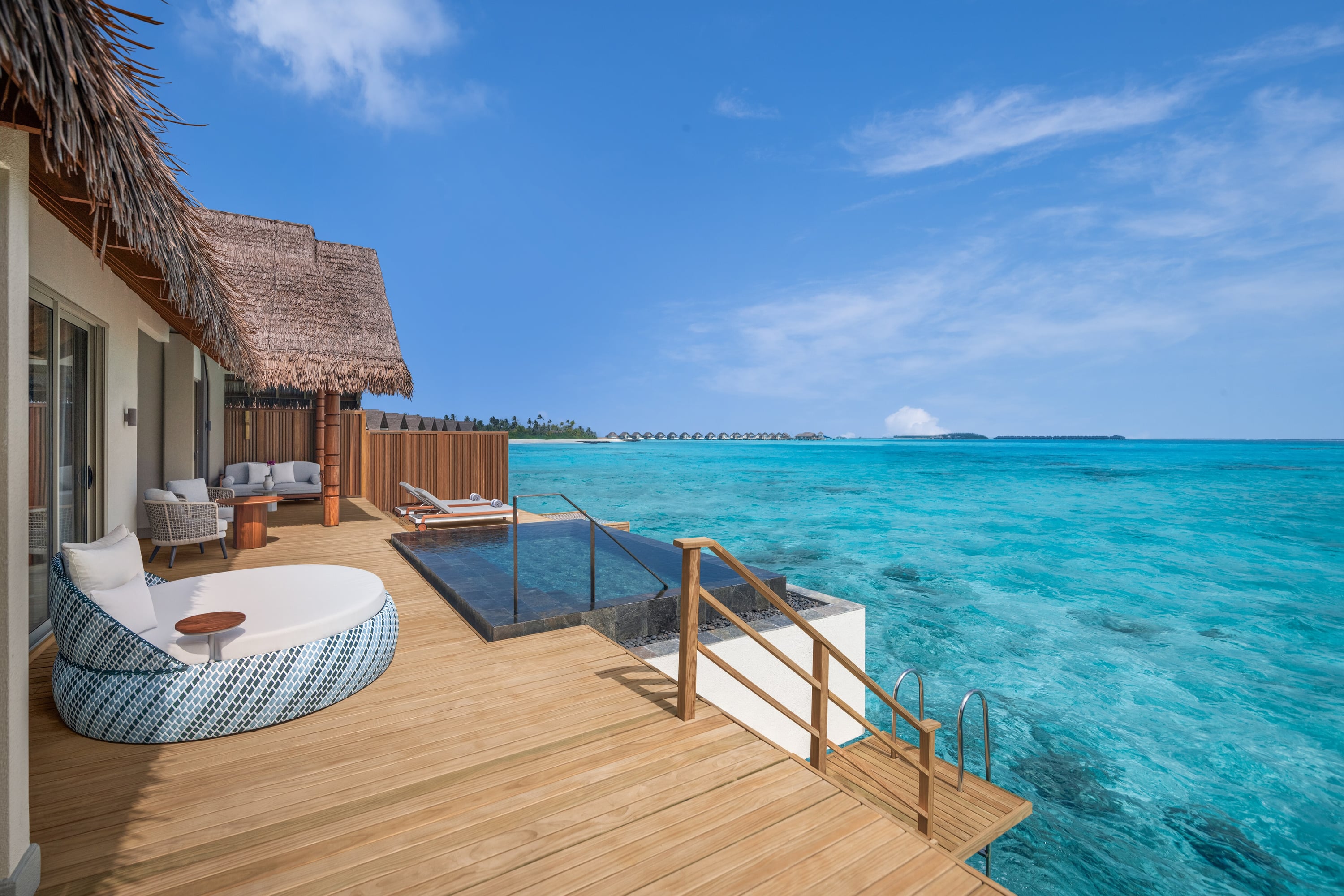 One Bedroom Overwater Pool Deck at JW Marriott Maldives Kaafu Atoll Island Resort