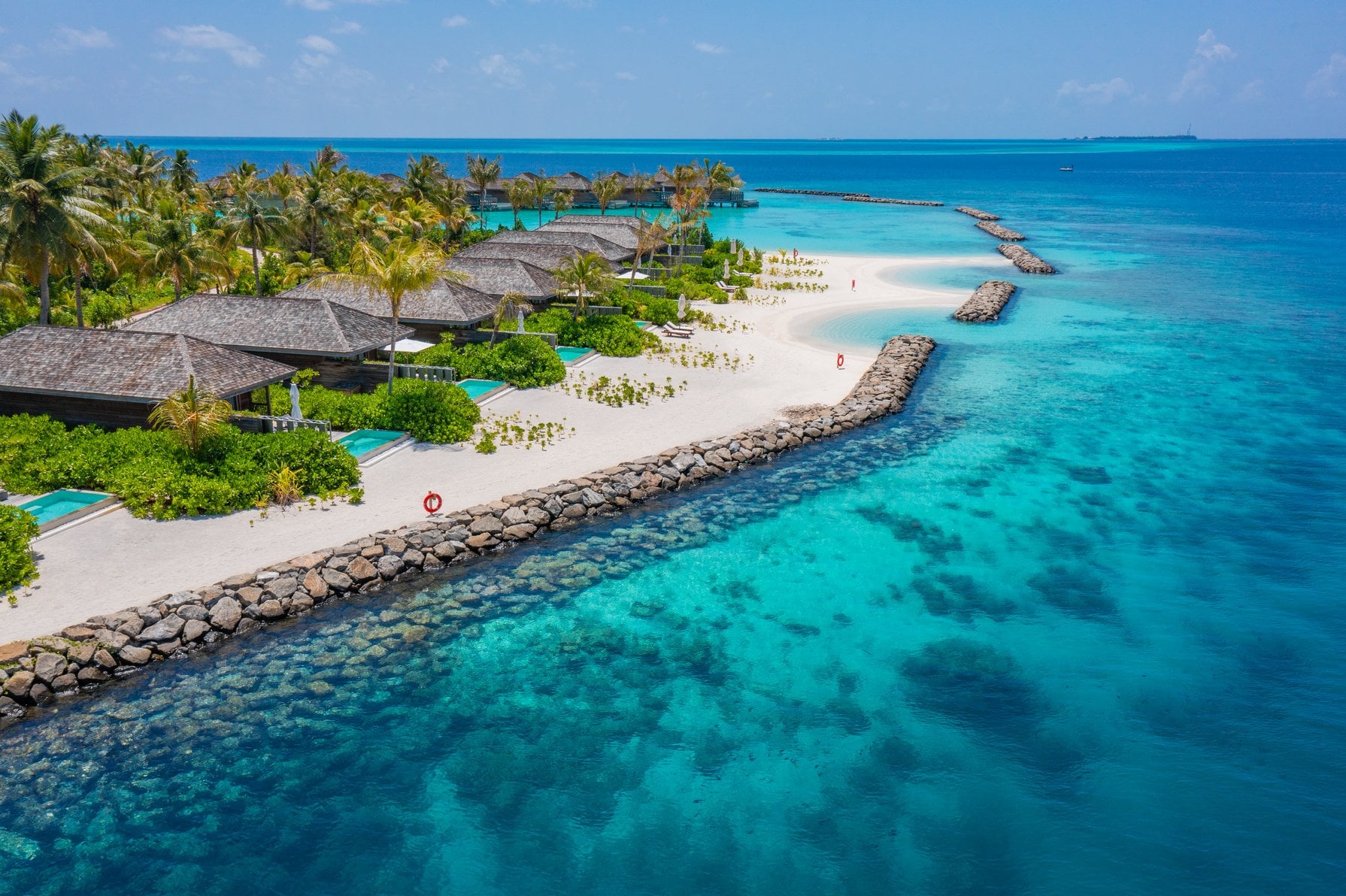 Beach Pool Villas auf Kagi Maldives Spa Island