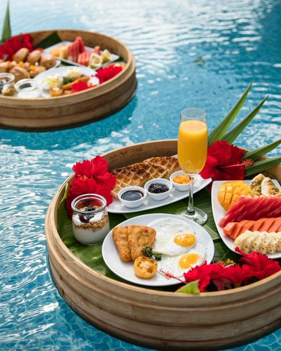 Foto di Kandima Maldives del 16 settembre 2026. Potrebbe essere un'immagine di toast, portata, buffet e testo.