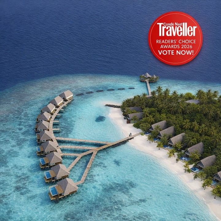 ✨ A Moment to Celebrate ✨

We are absolutely delighted to share that Kandolhu Maldives has been nominated again for the 2026 Readers’ Choice Awards by Condé Nast Traveller UK — a prestigious celebrati