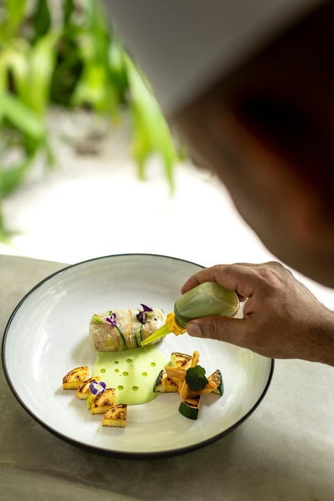 Photo by Kandolhu Maldives in Kandolhu Maldives. May be an image of cucumber, melon, plantains and text.