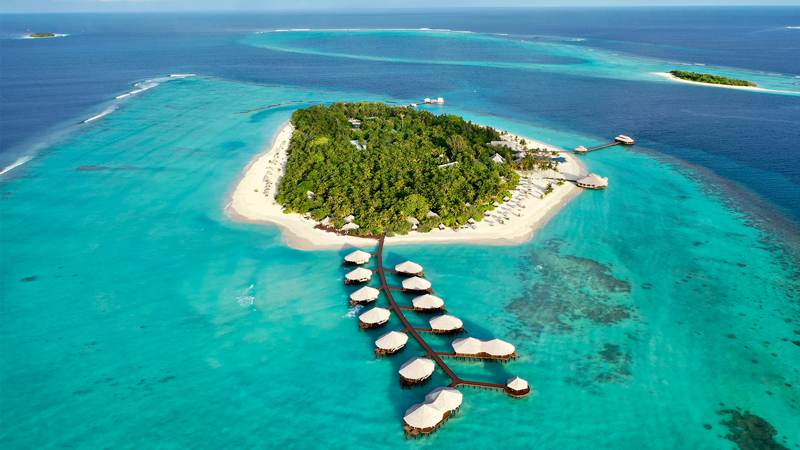 Kihaa Maldives aerial view