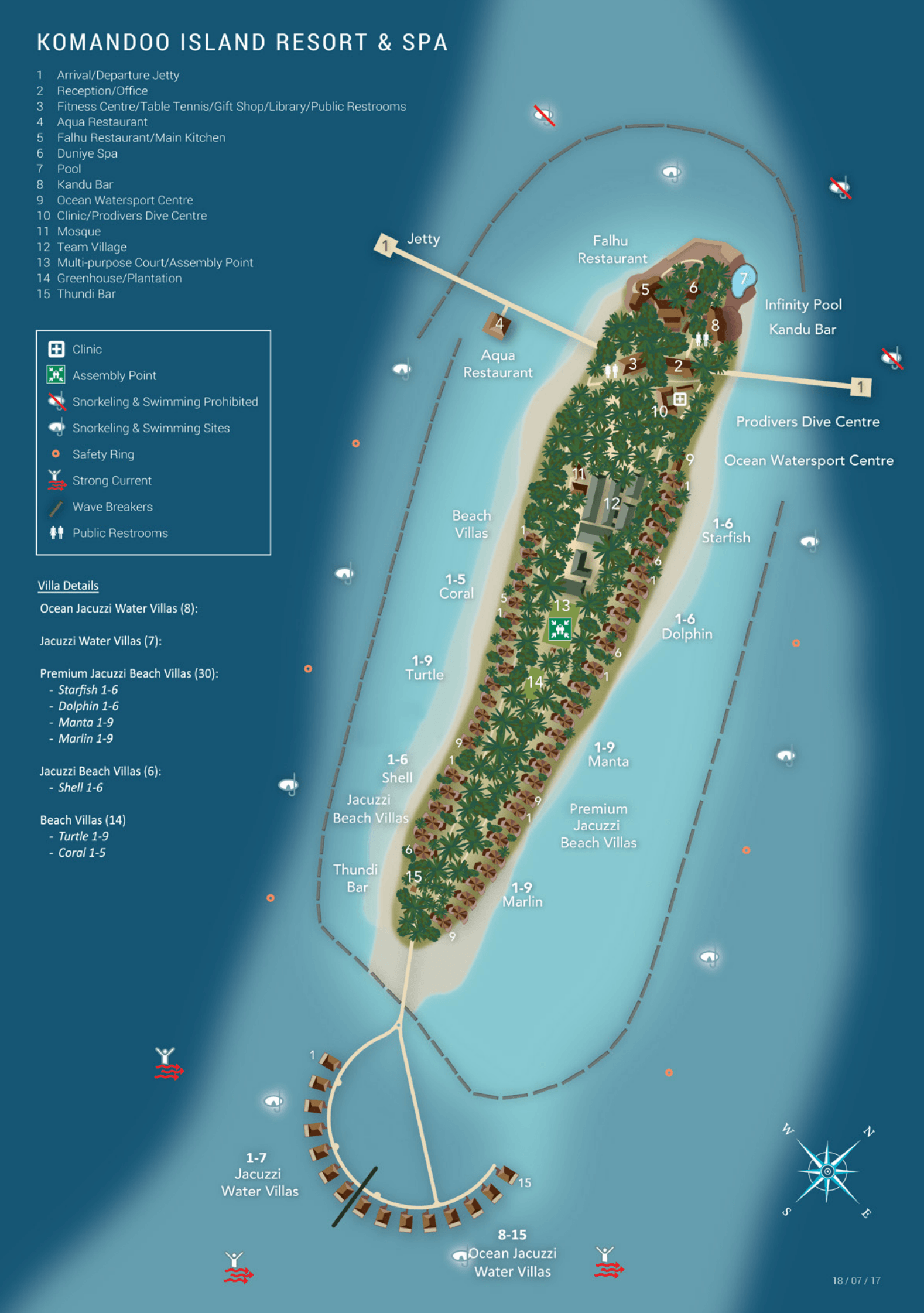 Komandoo Island Resort map