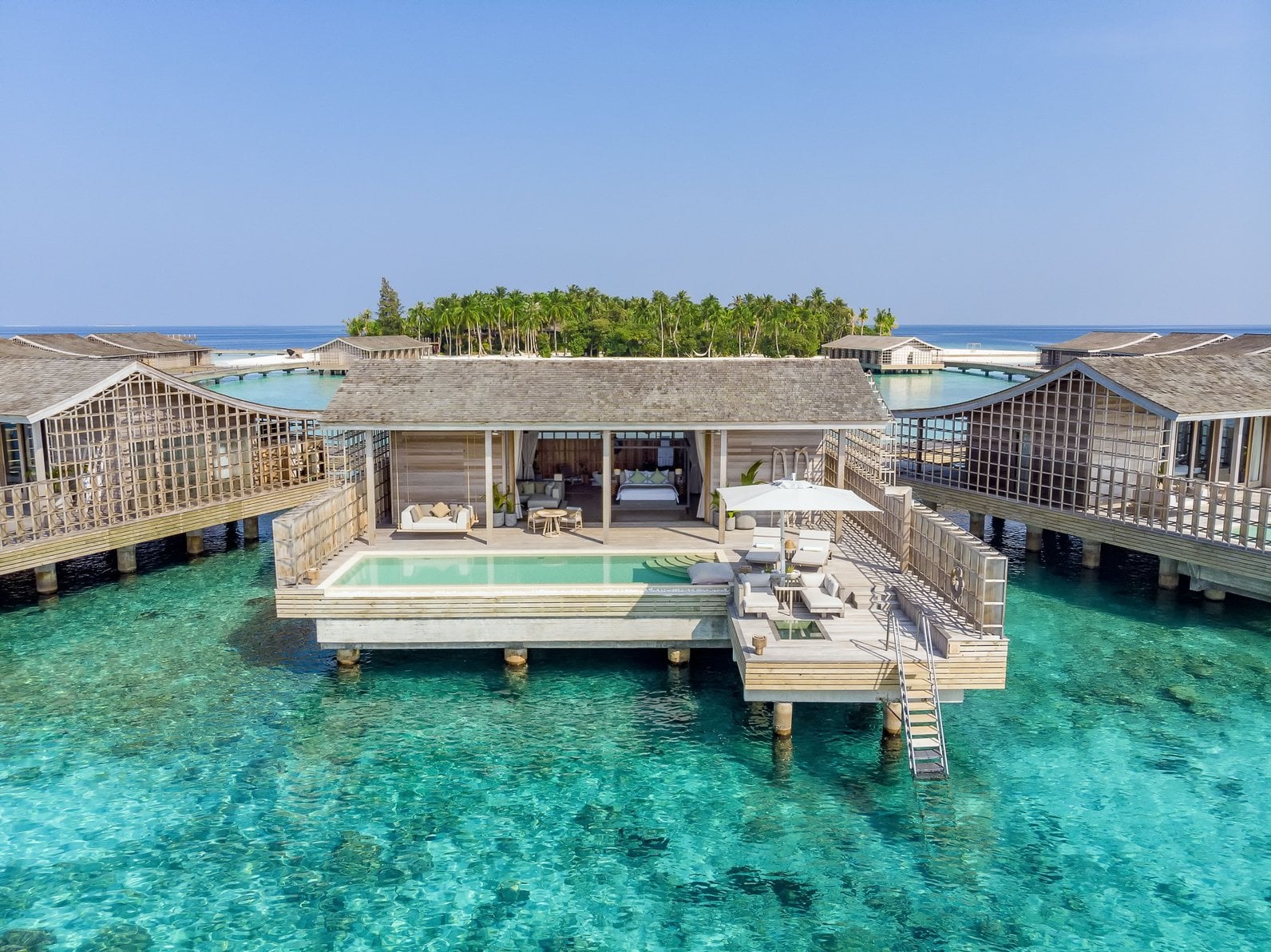 Ocean Residence Außenansicht im Kudadoo Maldives Private Island