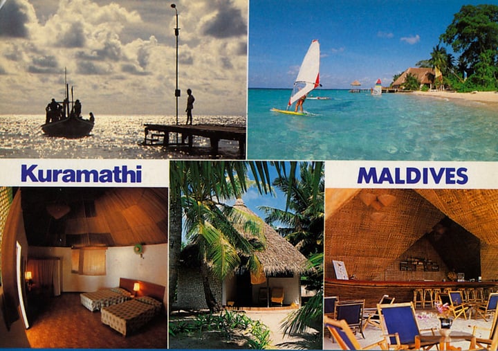 Foto di Niva Kuramathi Maldives del 10 settembre 2026. Potrebbe essere un'immagine di testo che dice "Kuramathi MALDIVES 010 105000".