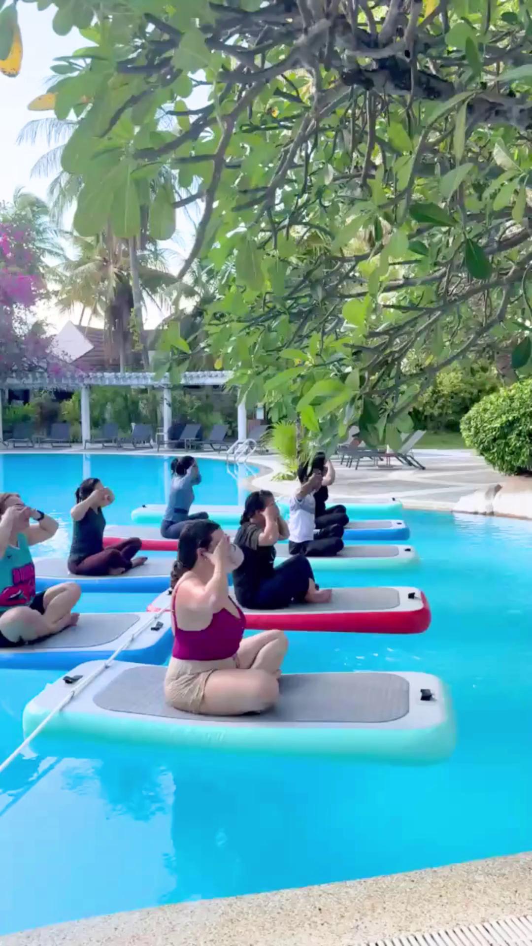 From gentle movement at sunrise to floating yoga, dance fitness and sunset volleyball by the sandbank, World Wellness Weekend at Niva Kuramathi offered a little space to pause, move and reconnect.

A 