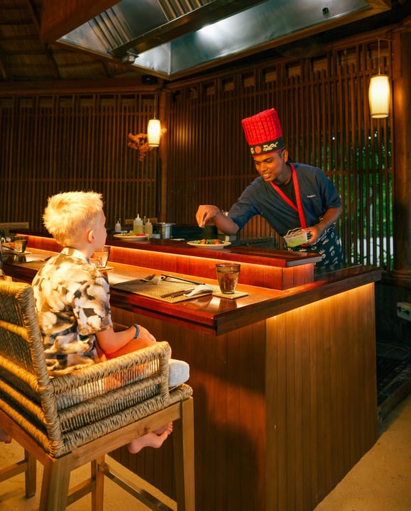 Fresh ingredients, skilled chefs, and a front-row seat to the action. 🍽️

Teppanyaki is always a highlight for guests looking for something a little different at dinner. Would you try it?

#Maldives 