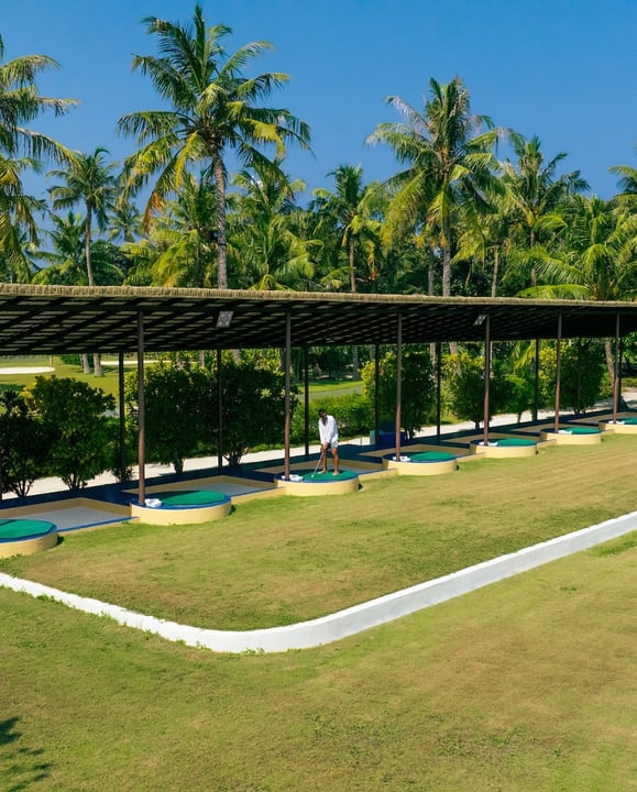 Photo by Kuredu Island Resort & Spa on August 11, 2026. May be an image of golf course, grass and text.