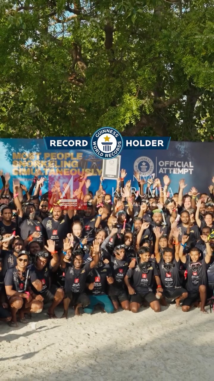 Together con Niva Kurumba Maldives, ci siamo proposti di battere il Guinness World Records per il ‘Maggior numero di persone che fanno snorkeling contemporaneamente’ in un unico luogo!

Alcuni momenti salienti di questa giornata memorabile. 💫