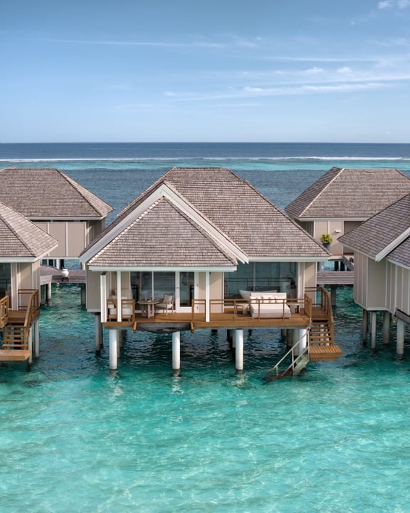 Photo by LUX* South Ari Atoll on May 20, 2026. May be an image of water, cabana and text.