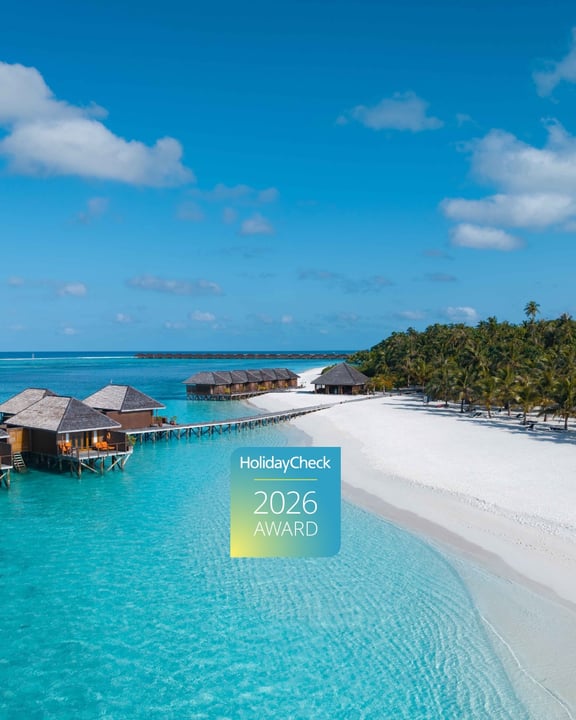 ✨ Awarded by our guests, for our guests ✨

We’re proud to share that Meeru Maldives Resort Island has been recognised with the HolidayCheck Award 2026 🏆

This award is especially meaningful because i