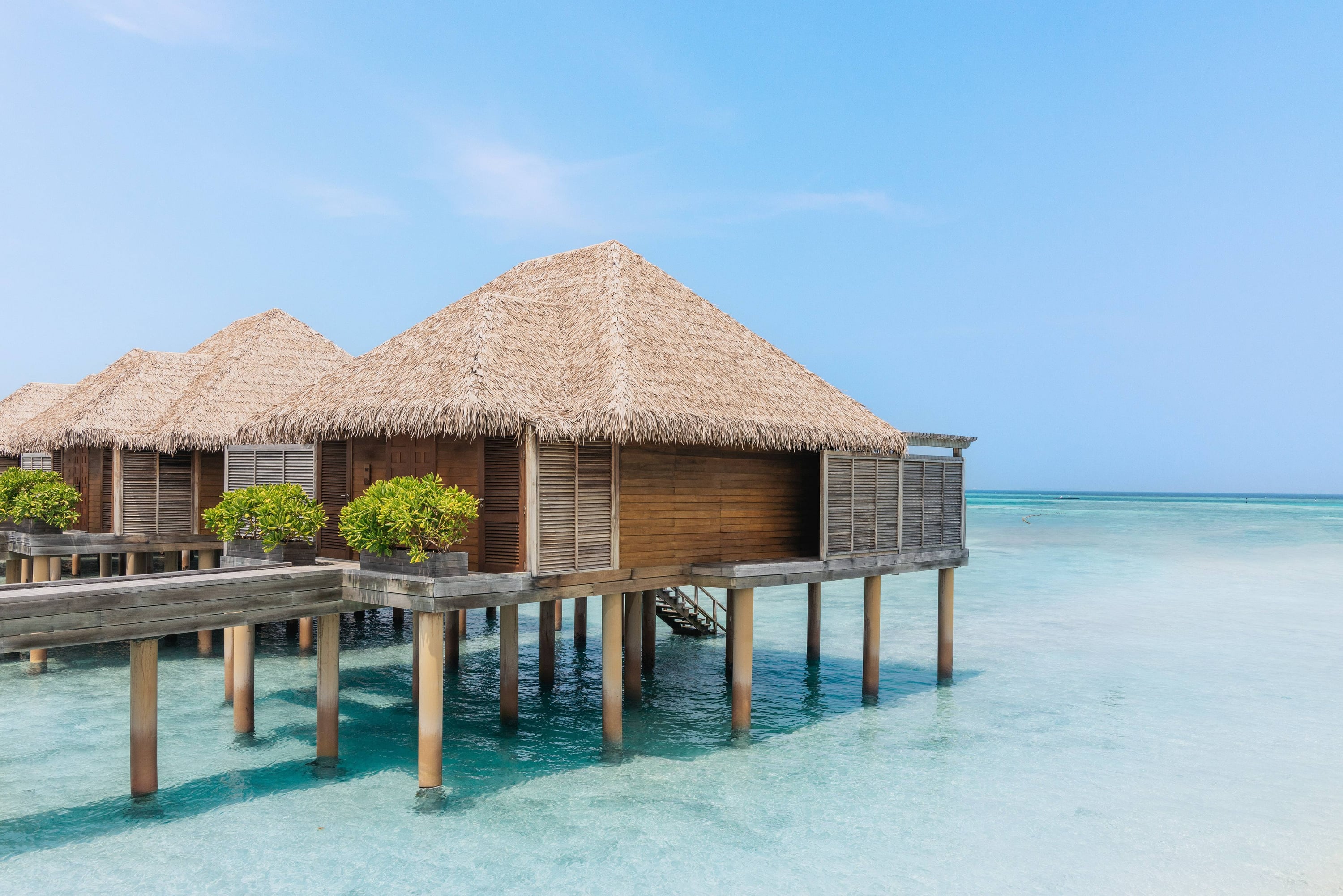 Sunrise Water Villa im Meliá Whale Lagoon Maldives