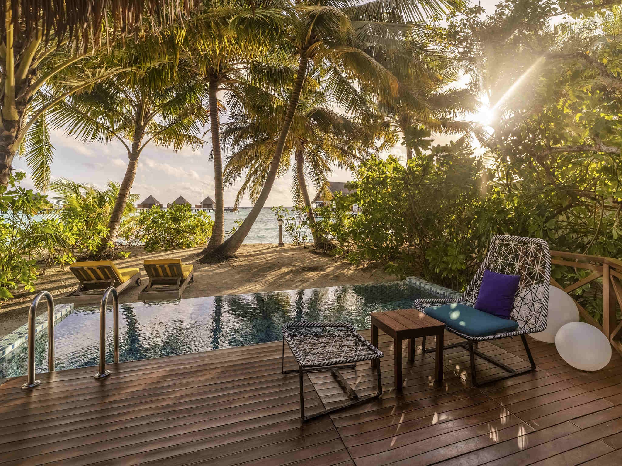 Beach Pool Villa at Mercure Maldives Kooddoo Resort