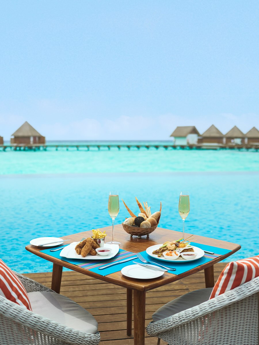 Photo by Mercure Maldives Kooddoo on May 13, 2026. May be an image of cabana and text.