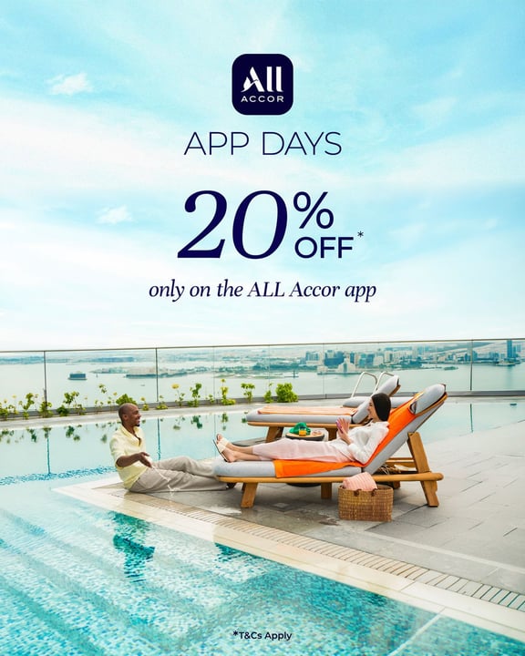Les membres ALL Accor bénéficient d’un accès exclusif – pas encore membre ?

Inscrivez-vous dès maintenant. Réservez sur l’application ALL Accor. Offre valable jusqu’au 4 oct. 2026. Conditions générales applicables.

Page de l’offre :
https://all.accor.com/a/en/offers/app/app-days.html