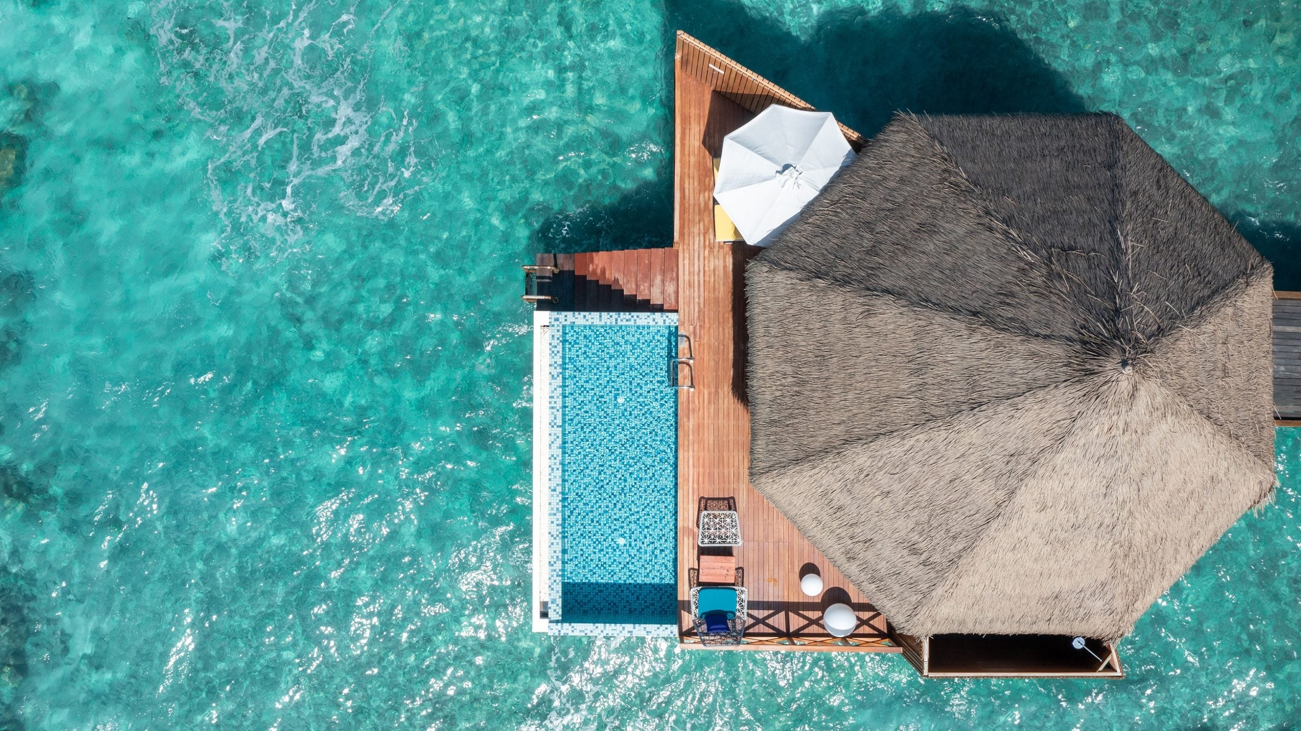 Overwater Reef Pool Villa at Mercure Maldives Kooddoo Resort