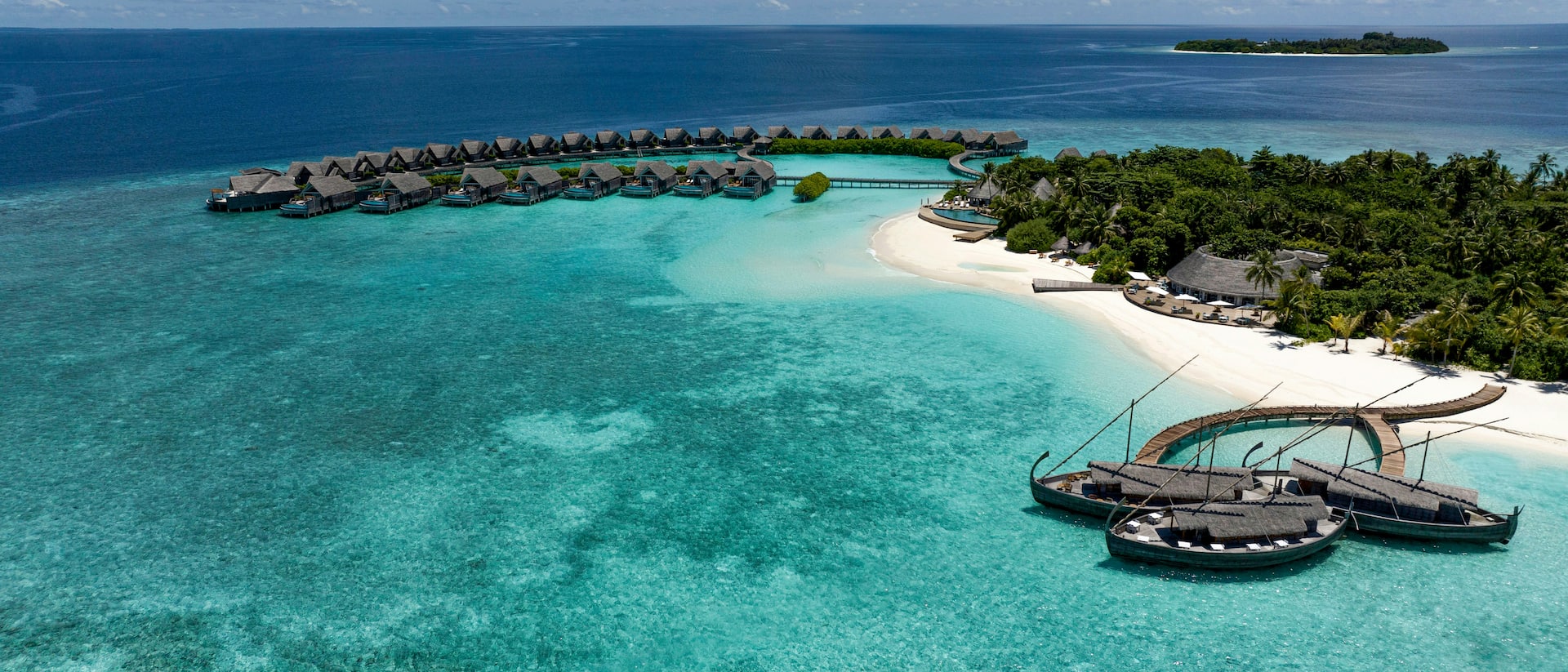 Milaidhoo Island Maldives aerial view