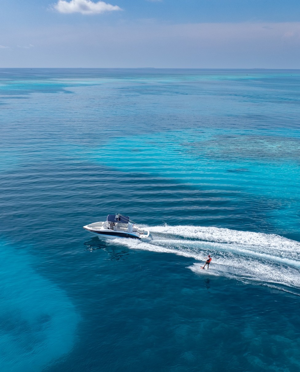Photo by Jawakara Maldives in Jawakara Maldives. May be an image of jet ski, speedboat, water and text.