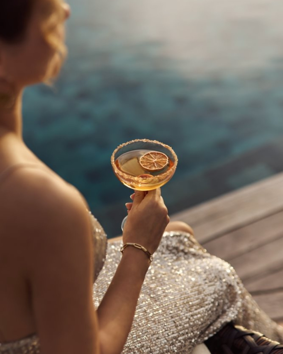 Photo by The Nautilus Maldives on June 14, 2026. May be an image of champagne, wine glass and text.