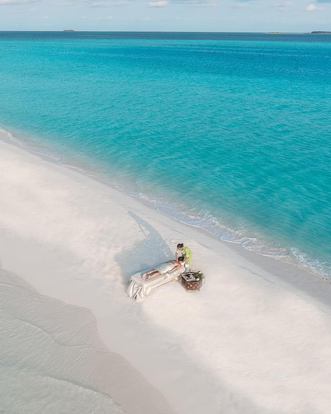 Foto di The Nautilus Maldives del 19 settembre 2026. Potrebbe essere un'immagine di orizzonte, oceano, acqua e testo.
